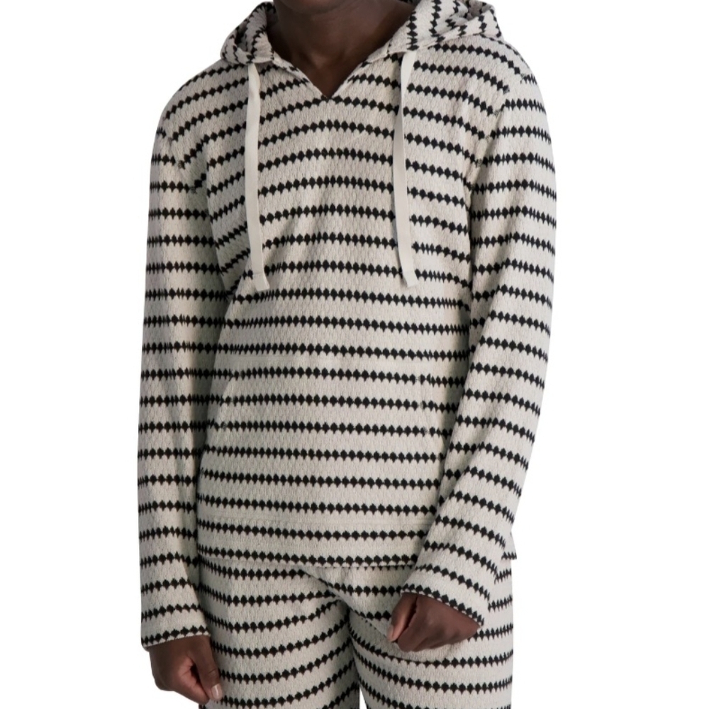 Karl Lagerfeld Jaquard Stripe Long Sleeve